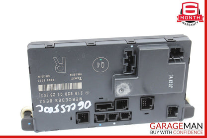 06-11 Mercedes W219 CLS500 Front Right Side Door Computer Control Module OEM