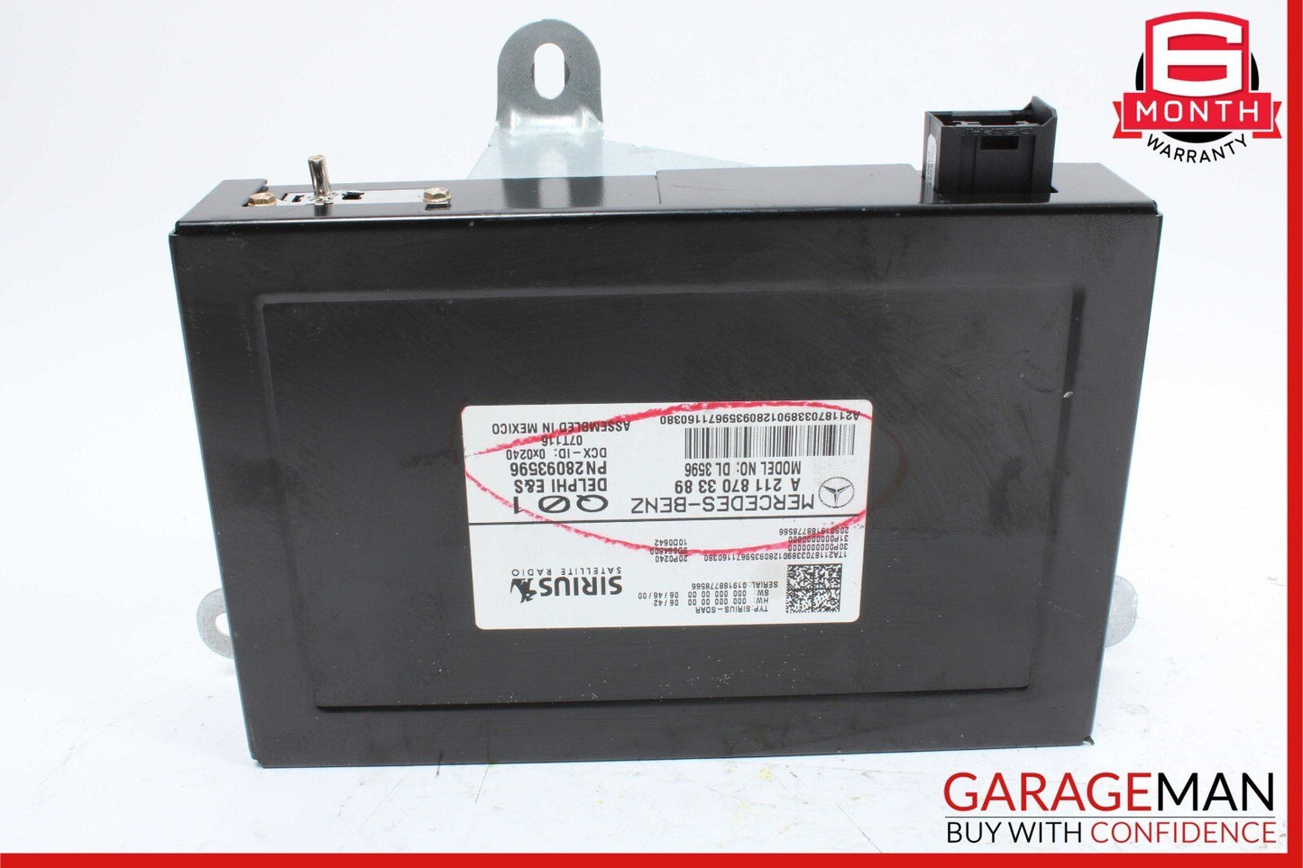 Mercedes W211 E350 GL450 ML450 Sirius Satellite Radio Receiver Module Unit