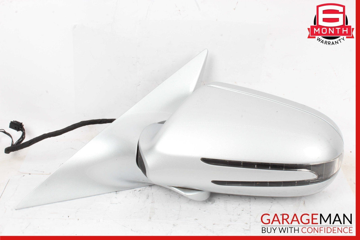 09-11 Mercedes R171 SLK300 SLK280 Front Left Side Mirror Door Rear View Silver