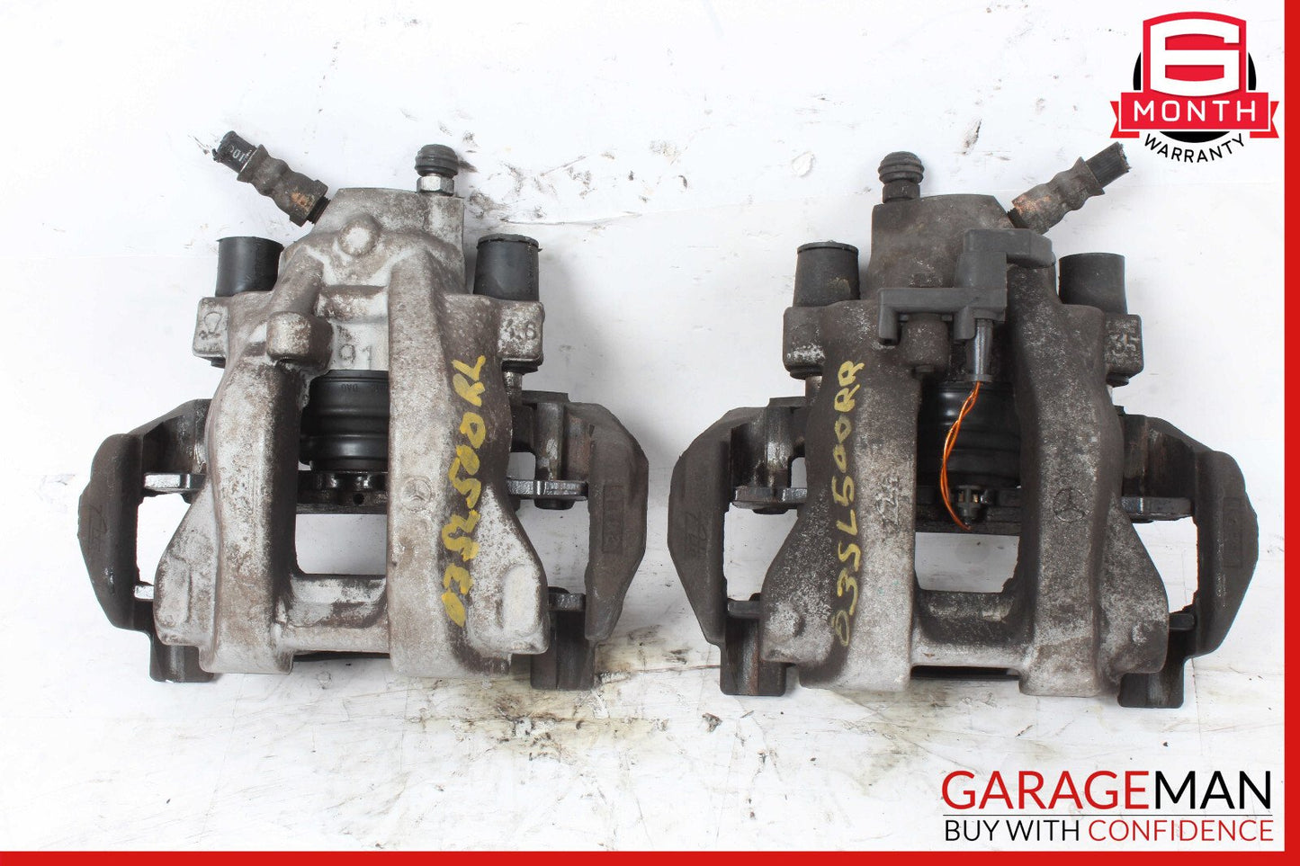 03-06 Mercedes R230 SL500 S500 Rear Left & Right Side Brake Calipers Set of 2 Pc