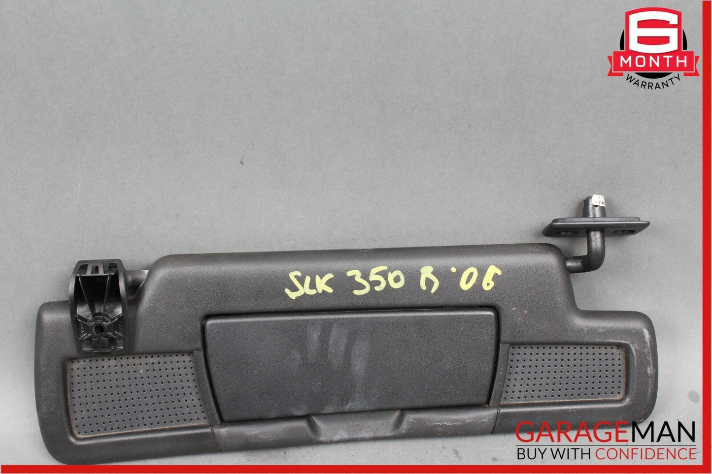 05-11 Mercedes R171 SLK350 Front Right Passenger Sun Visor Sunvisor Shade Black