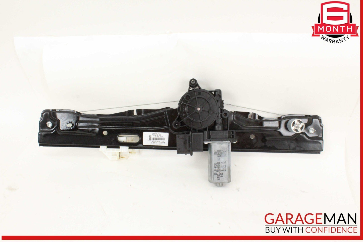 16-22 BMW X1 F48 Rear Right Passenger Side Window Regulator w/ Motor 7349512 OEM
