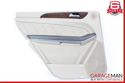 13-16 Mercedes X166 GL350 Rear Left Side Interior Door Panel Cover Trim Assy OEM