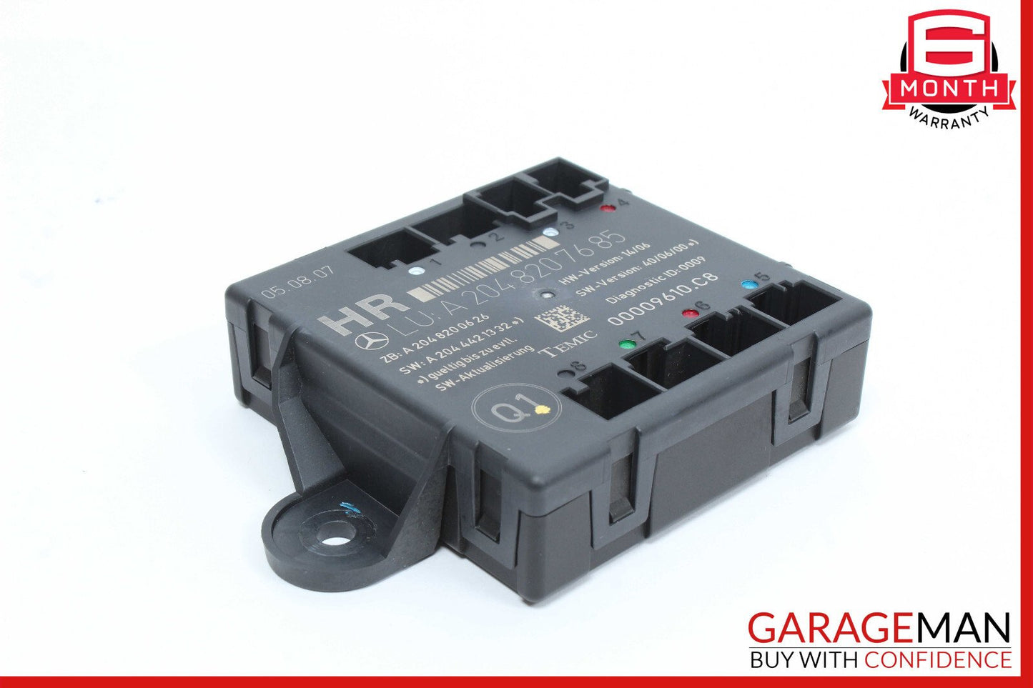 08-18 Mercedes W204 C300 GLK350 C250 Rear Right Side Door Control Module OEM