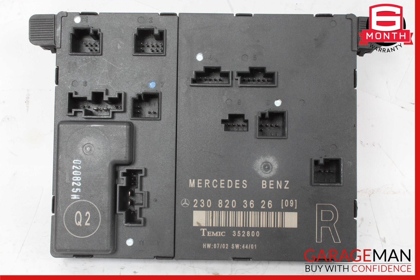 03-12 Mercedes R230 SL500 SL550 SL55 AMG Door Control Module Right Side OEM