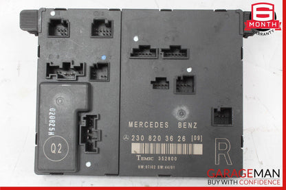 03-12 Mercedes R230 SL500 SL550 SL55 AMG Door Control Module Right Side OEM