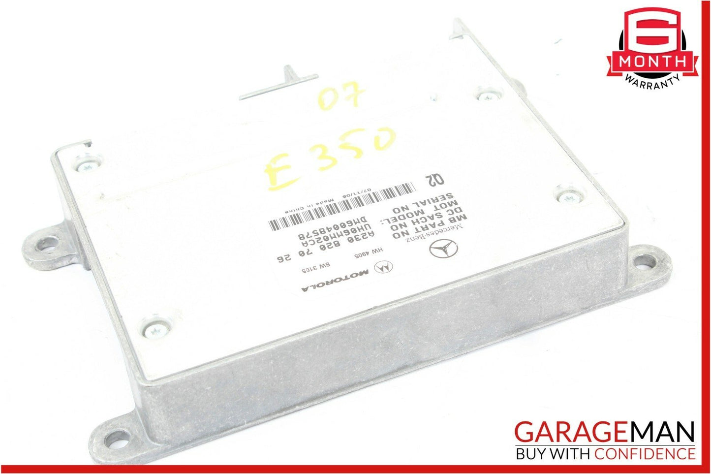 07-09 Mercedes W211 E350 Telephone Communication Module 2308207026 OEM