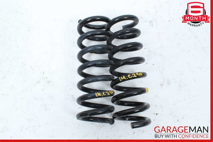 08-14 Mercedes W204 C250 C300 Rear Shock Absorber Suspension Coil Spring Set OEM