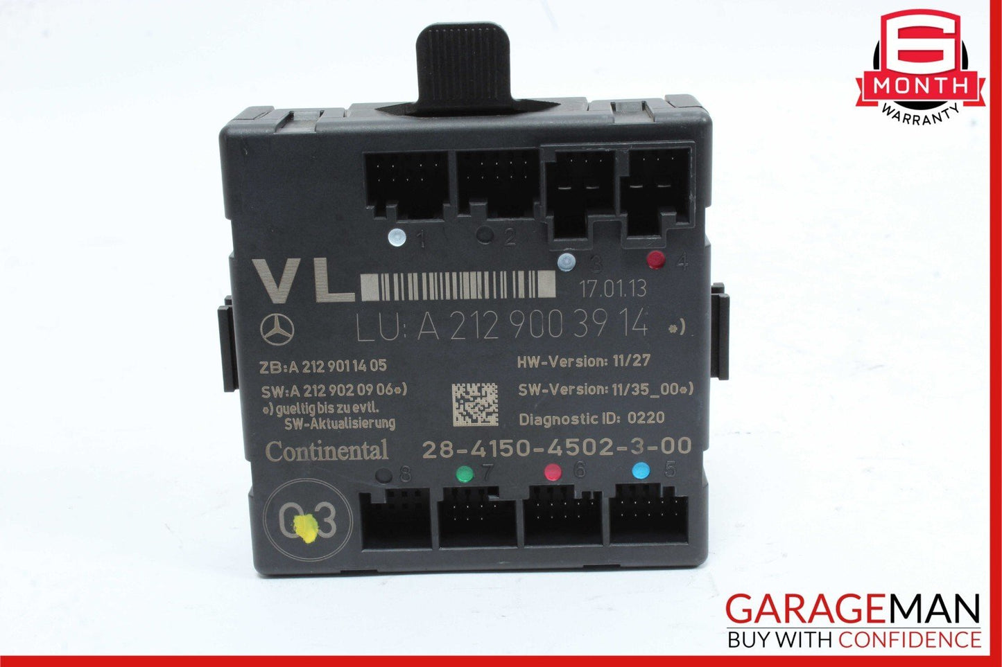 08-14 Mercedes W204 C250 C350 Front Left Side Door Control Module 2129003914 OEM