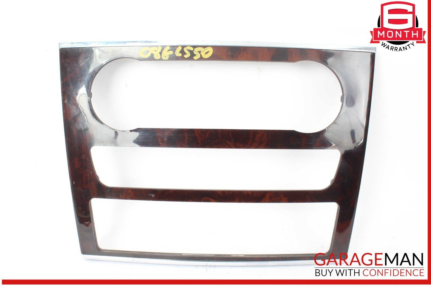 06-12 Mercedes X164 GL550 ML350 Center Console Control Trim Panel Wood Bezel