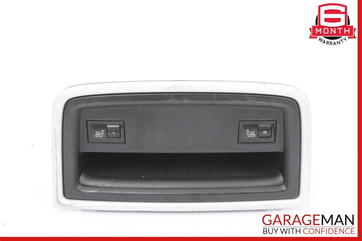 03-10 Porsche Cayenne Rear Center Console Storage Tray Heated Seat Switches OEM