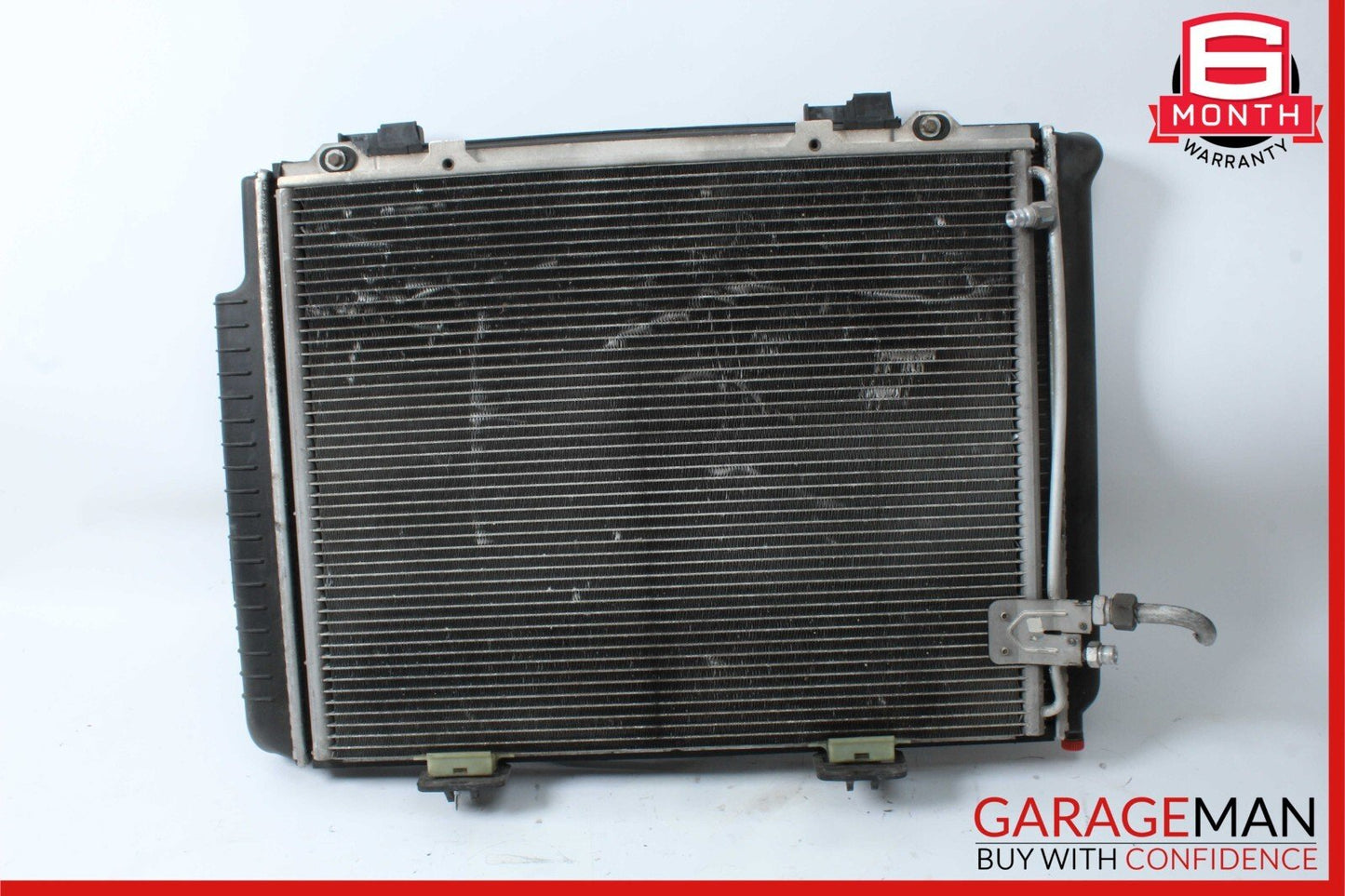 98-02 Mercedes W210 E320 Engine Water Cooling Radiator AC Air A/C Condenser OEM