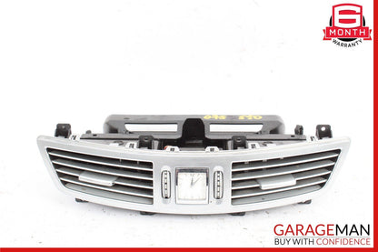 07-13 Mercedes W221 S550 S450 Center Dash A/C Air Vent Trim Clock 2218300954 OEM