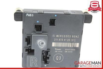 03-09 Mercedes W211 E550 E350 E63 AMG Rear Right Side Door Control Module Unit