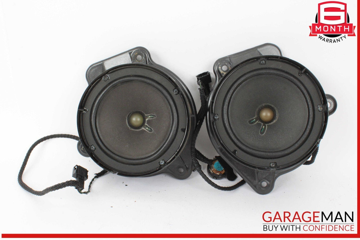 00-06 Mercedes W220 S55 AMG Rear Left & Right Side Door Audio Sound Speaker Set