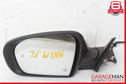 14-19 Maserati Ghibli Front Left Side Mirror Door Rear View White