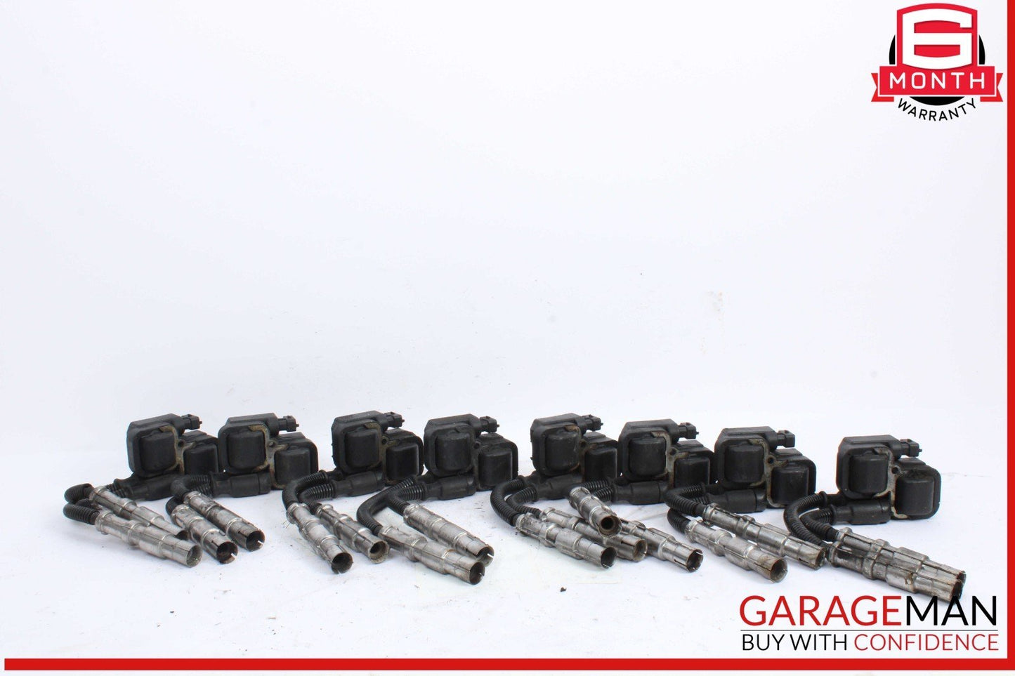 98-11 Mercedes W220 S500 CLK500 CLS55 AMG Ignition Coil Set of 8 0001587303 OEM