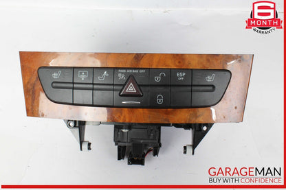 03-09 Mercedes W211 E350 CLS500 Hazard Switch Control Panel 2116800552 OEM
