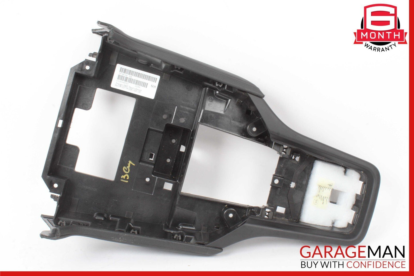 11-18 Porsche Cayenne Hybrid S Center Console A/C Bezel Trim Leather Black OEM