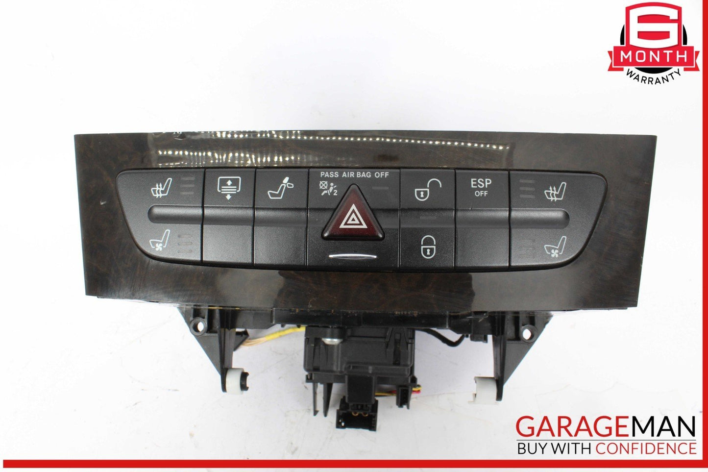 03-09 Mercedes W219 CLS550 E500 Hazard Switch Control Panel 2116800552 OEM