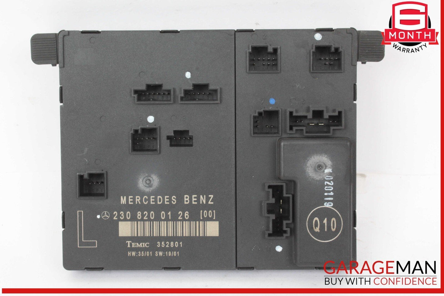 03-12 Mercedes R230 SL500 SL55 AMG Front Left Door Control Module 2308200126 OEM