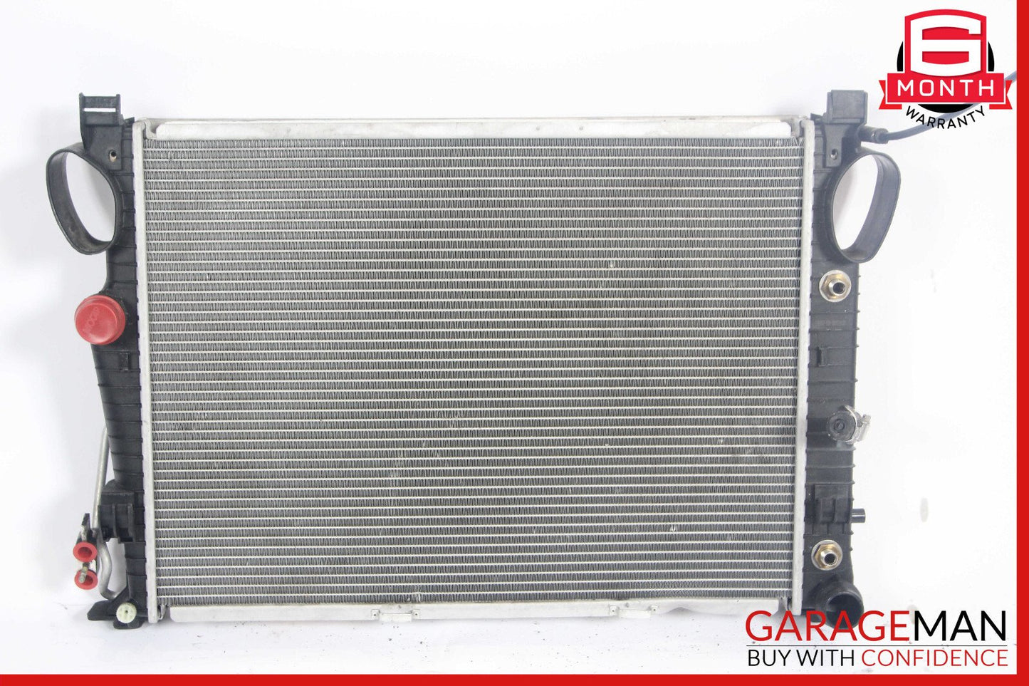 03-08 Mercedes R230 SL500 Engine Radiator A/C AC Air Condenser Oil Cooler Assy