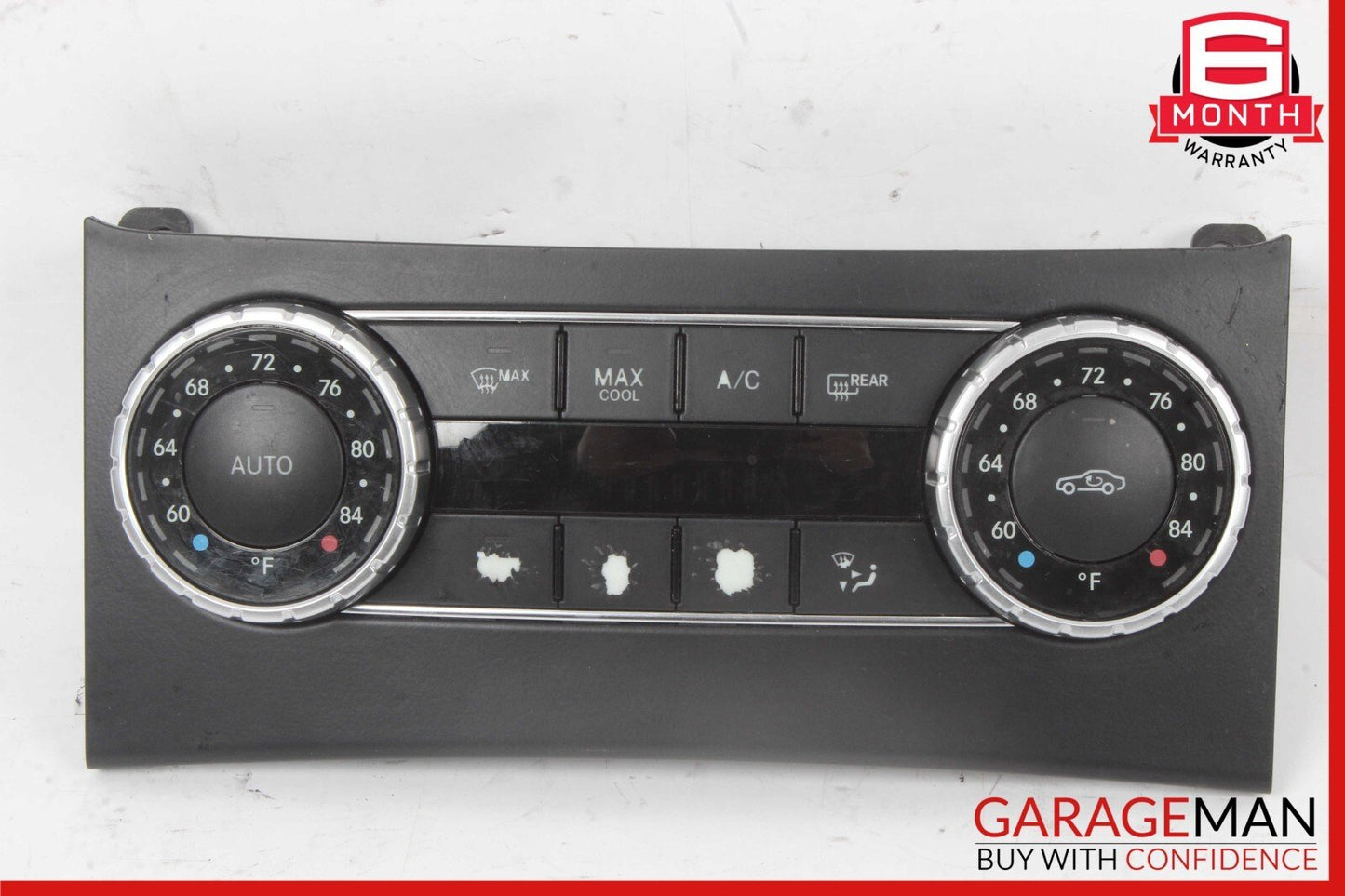 12-14 Mercedes W204 C250 AC A/C Climate Temperature Heater Switch Control Panel