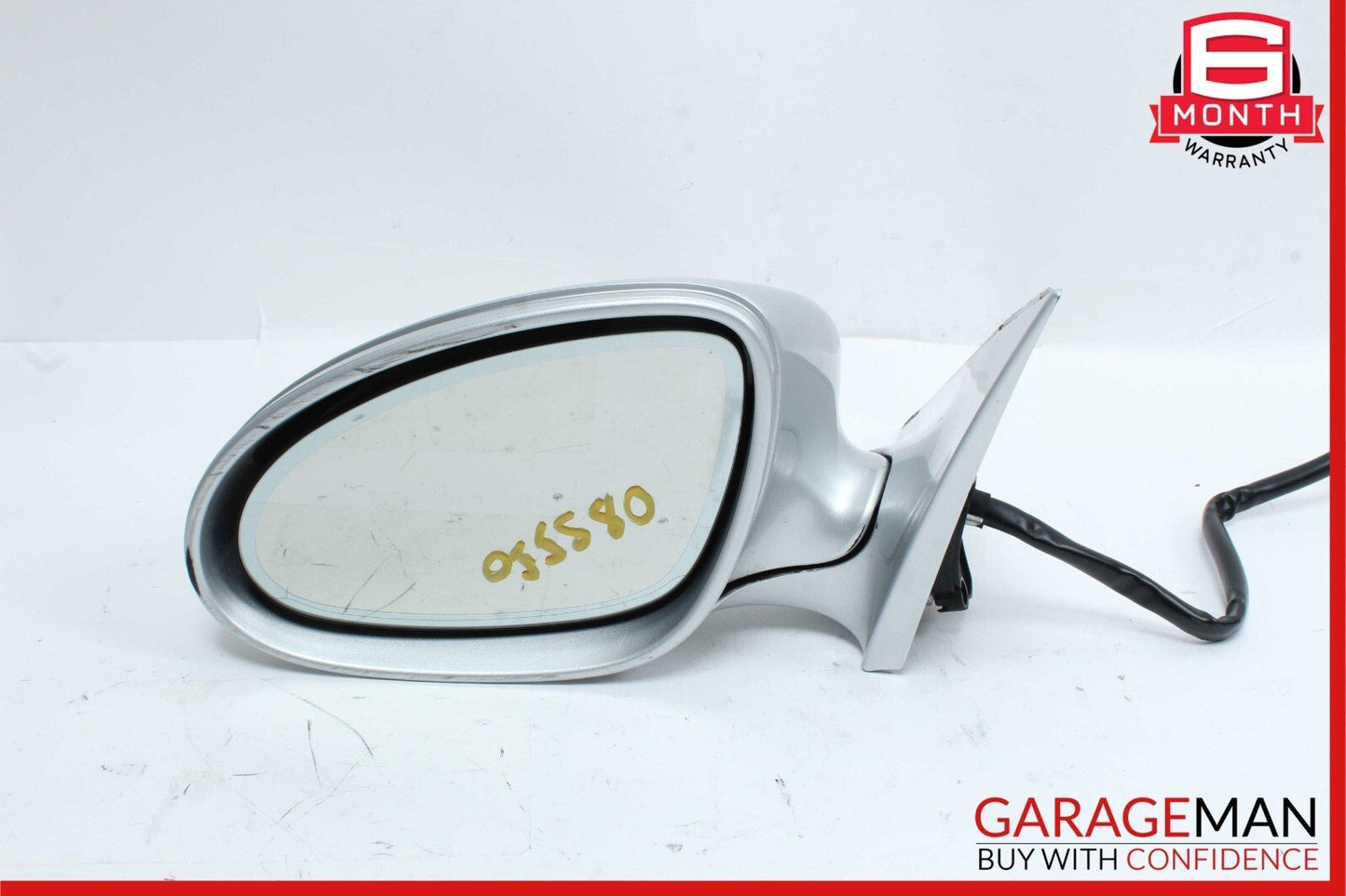 07-09 Mercedes W221 S550 Front Left Driver Side Mirror Door Rear View Silver OEM