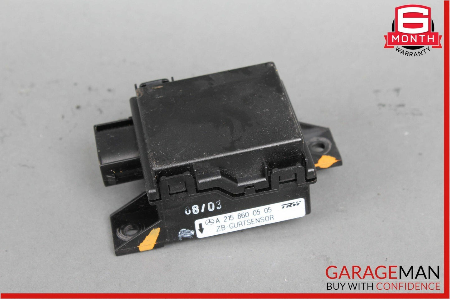 Mercedes R230 SL500 CL550 CL500 Seatbelt Seat Belt Tension Sensor Module Unit