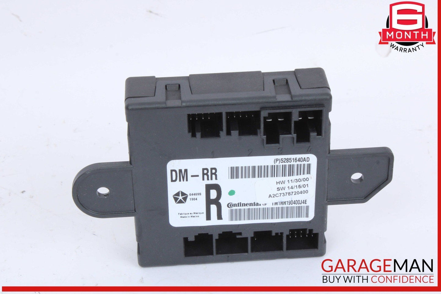 14-17 Maserati Ghibli Quattroporte Rear Right Side Door Control Module Unit OEM