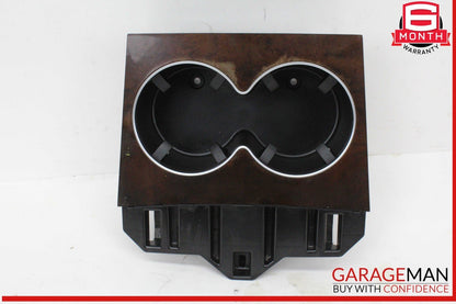 14-17 Mercedes W207 E350 E400 Center Console Cup Holder Compartment Wood OEM