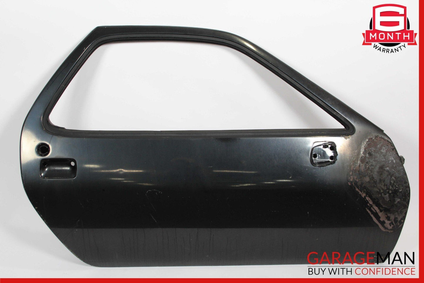 84-91 Porsche 928 Front Right Side Exterior Door Shell Panel Black OEM