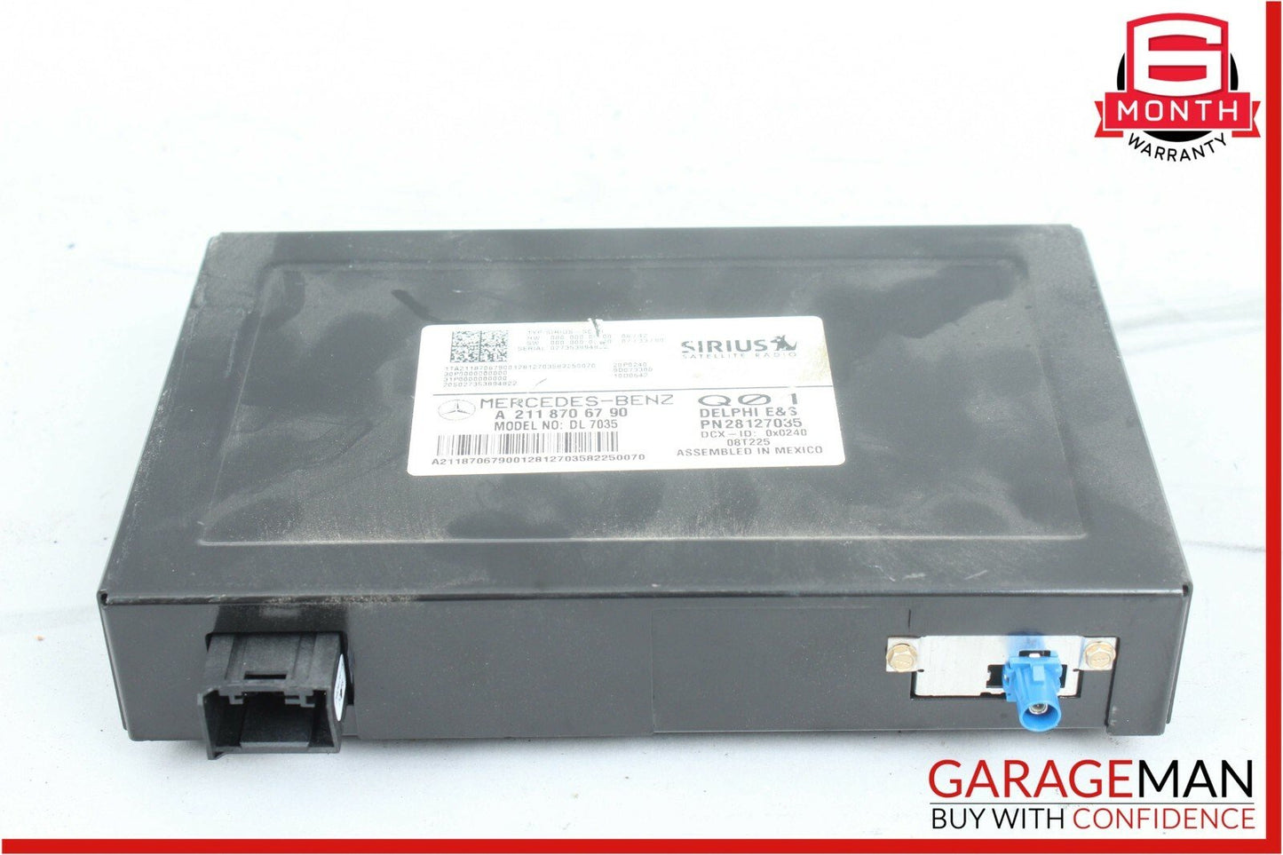 03-09 Mercedes W211 E350 CLK350 CL600 Sirius Satellite Radio Receiver Module OEM