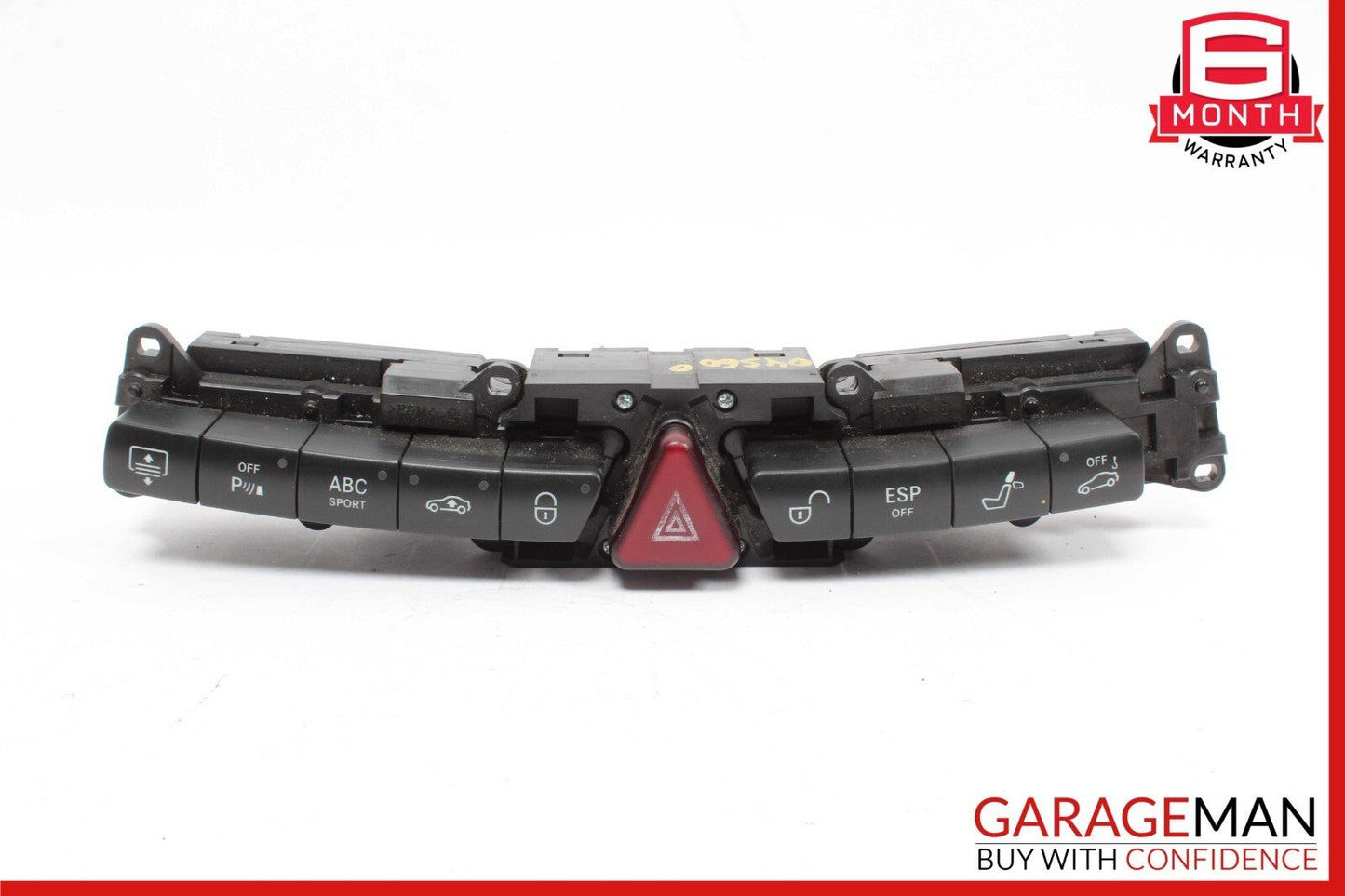 03-06 Mercedes W220 S600 S55 AMG Center Dash Switch ESP Hazard Door Lock Control