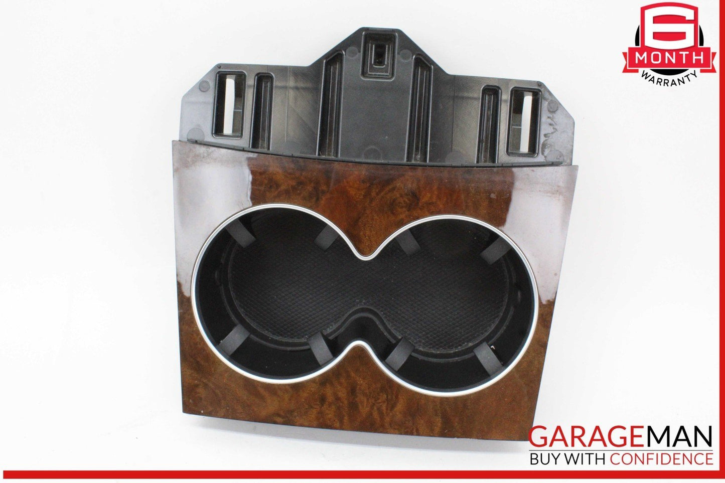 14-17 Mercedes W207 E400 E350 Center Console Cup Holder Compartment Wood OEM