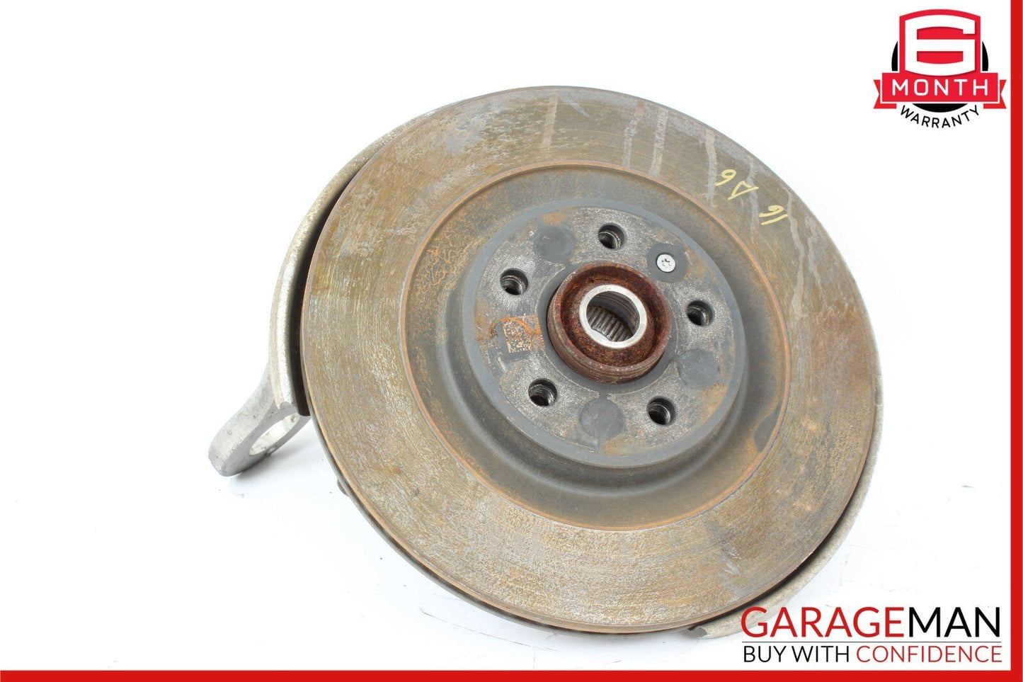 09-18 Audi Q5 A6 A7 Rear Right Wheel Spindle Knuckle Hub Bearing Brake Rotor
