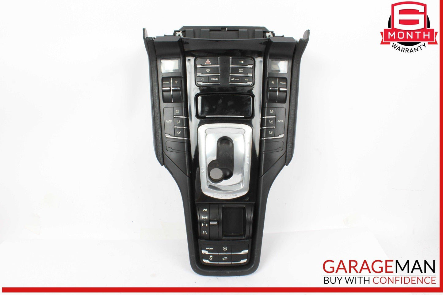 11-18 Porsche Cayenne 958 Front Center Console Switch Control Panel Trim OEM