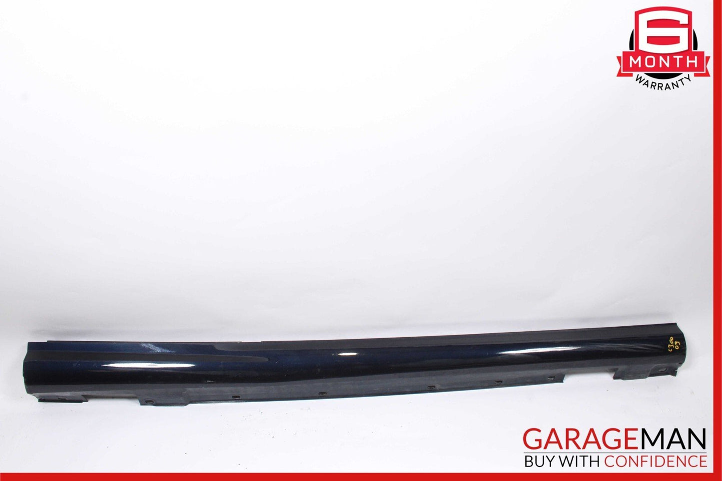 08-14 Mercedes W204 C280 C300 AMG Sport Right Side Skirt Rocker Panel Blue OEM