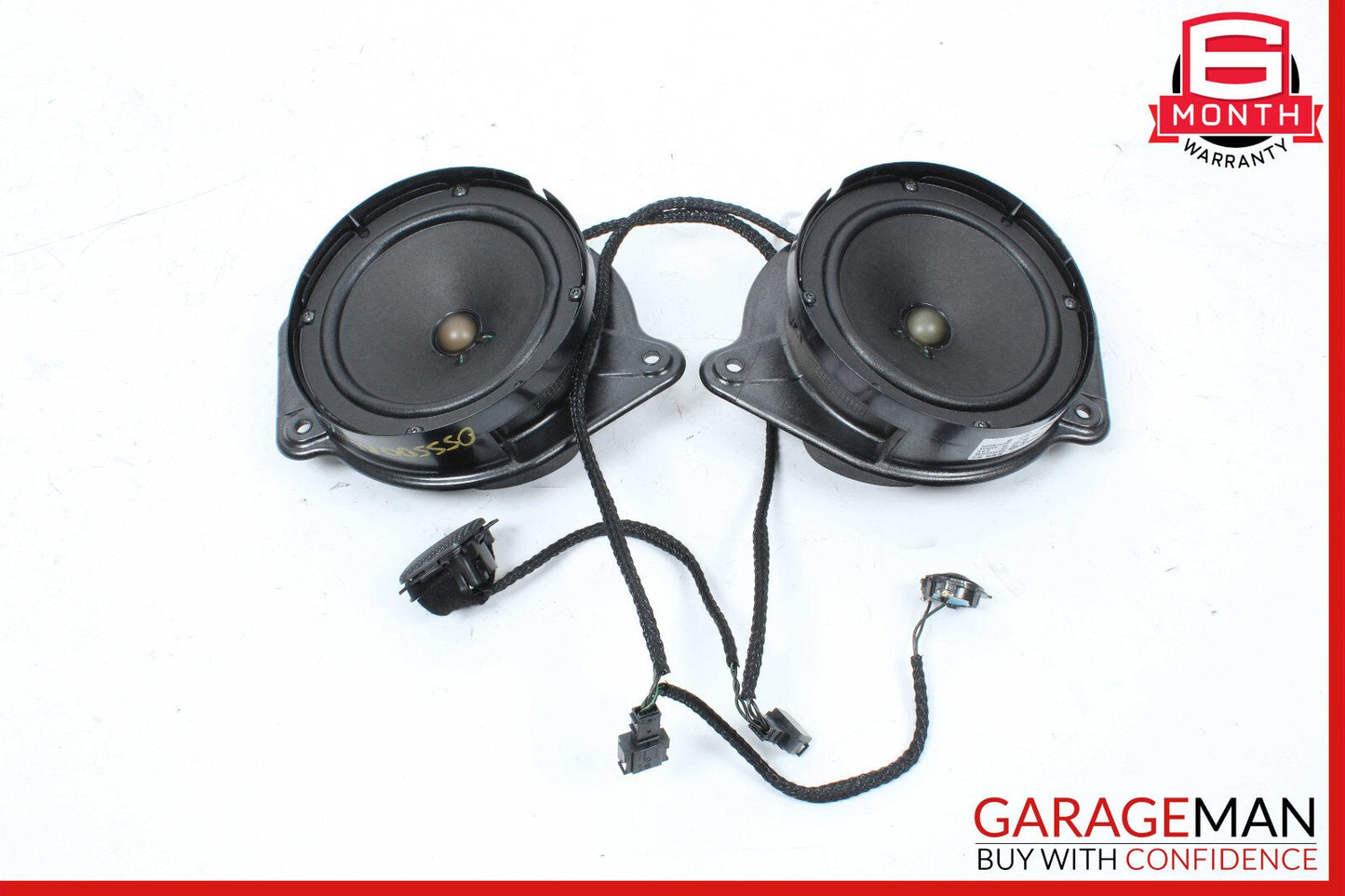 00-06 Mercedes W220 S500 Rear Door Audio Sound Speaker Set of 2 Pc OEM