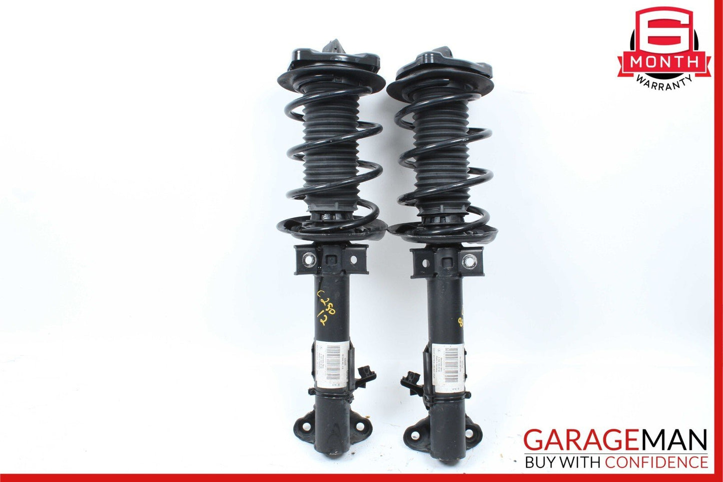 08-17 Mercedes C250 E350 E400 Coupe Front Left & Right Shock Strut Absorbers Set