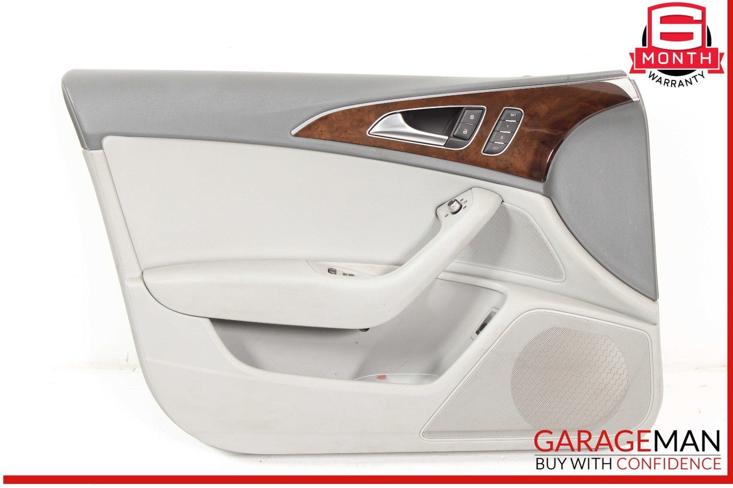 12-18 Audi A6 S6 Front Left Driver Side Interior Door Panel OEM