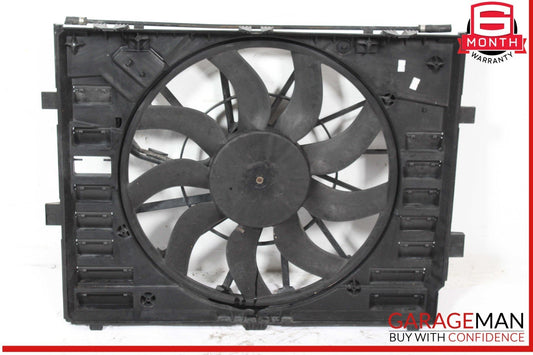 11-18 Porsche Cayenne 958 Engine Cooling Fan Motor Shroud Assembly OEM
