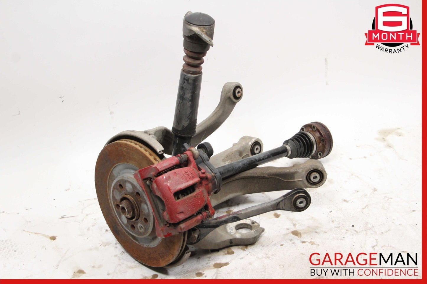 12-18 Audi A7 Rear Right Side Wheel Spindle Knuckle Hub Bearing CV Shaft Assy