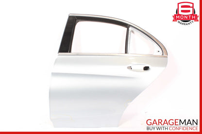 15-21 Mercedes W205 C300 Sedan Rear Left Side Exterior Door Shell Silver OEM