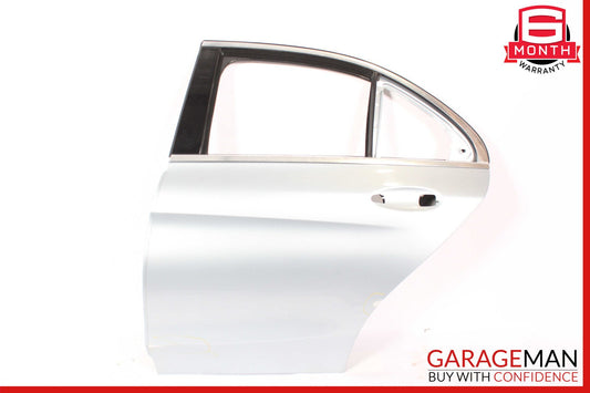 15-21 Mercedes W205 C300 Sedan Rear Left Side Exterior Door Shell Silver OEM