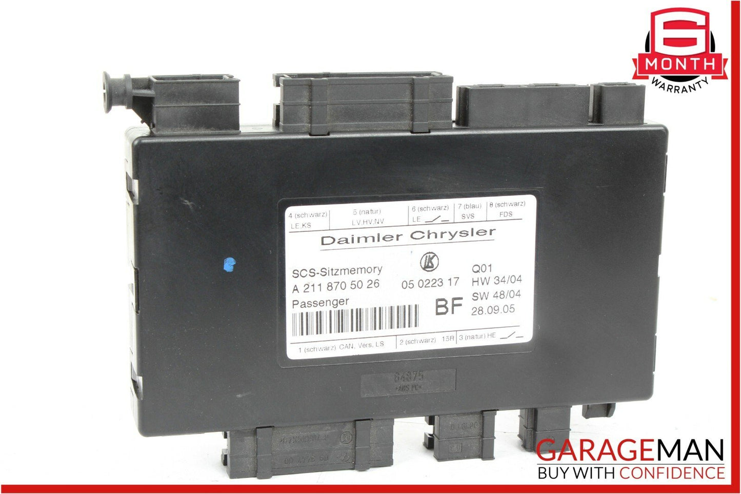 03-11 Mercedes CLS500 E350 GL450 Front Right Seat Control Controller Module OEM