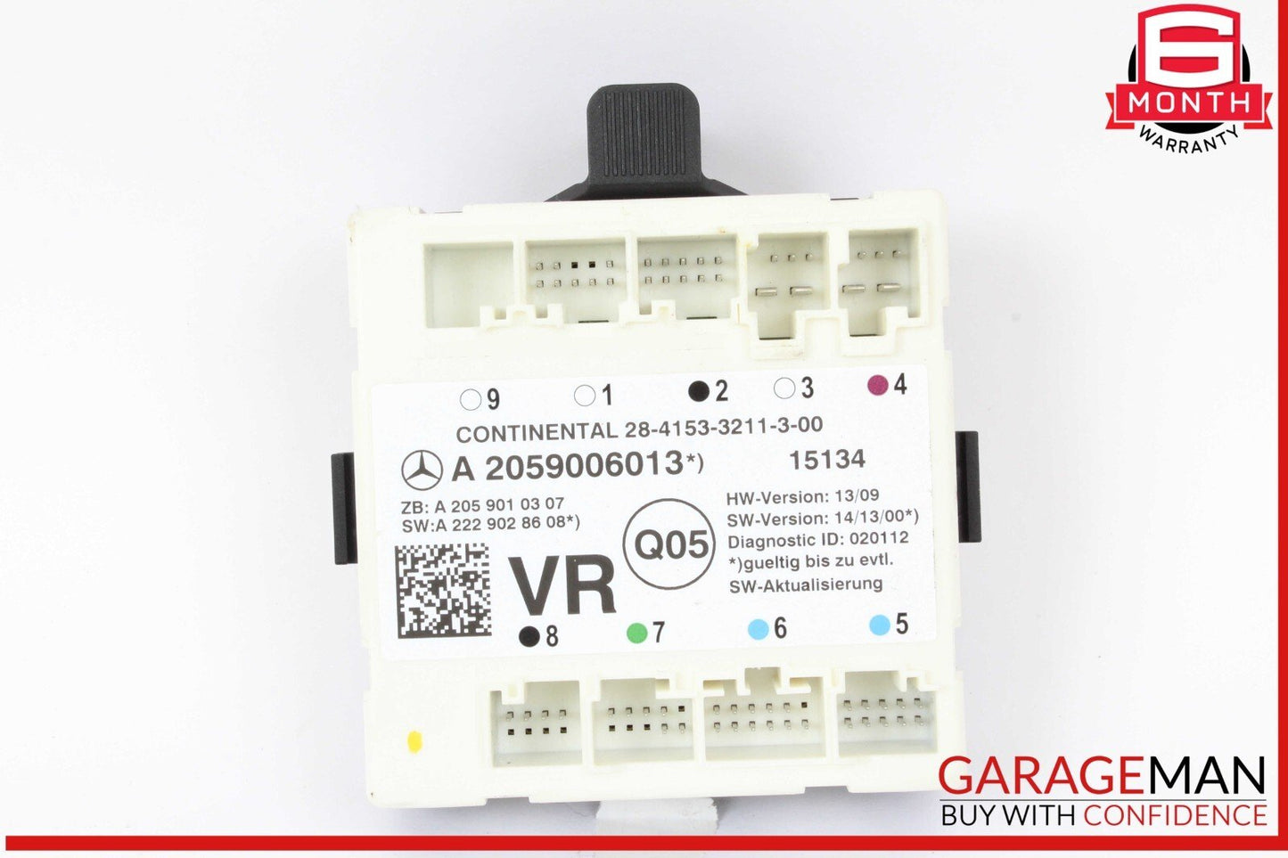 15-18 Mercedes W205 C300 Front Right Passenger Side Door Control Module