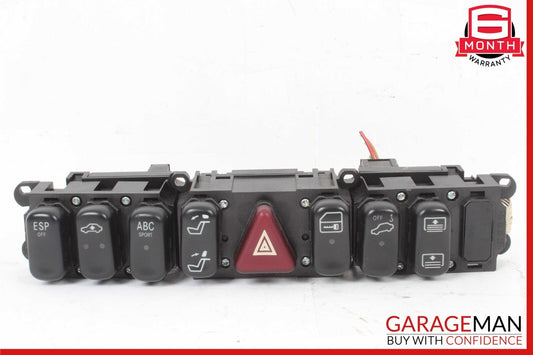 00-02 Mercedes W215 CL600 CL55 AMG Center Dash Hazard Light Switch Control Panel