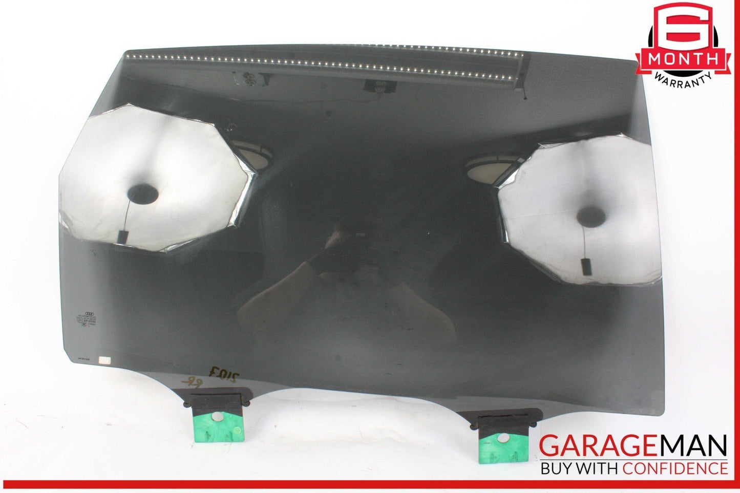 17-24 Audi Q7 Rear Right Passenger Side Door Window Glass 4M0845026B OEM