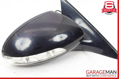 07-09 Mercedes W221 S450 S550 Front Right Side Mirror Door Rear View Blue OEM